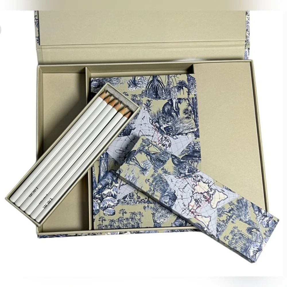 DIOR Around the World Stationary/Notebook Set NWT